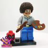 Bob Ross with bonus Deadpool Head