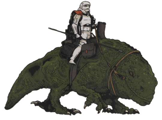 Dewback Trooper artwork