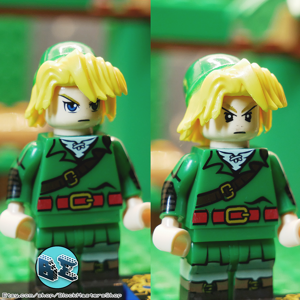 4pcs/set The Legend of Zelda - Link and Princess Zelda Minifigure