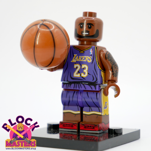 King Lebron James Custom Minifigure LEGO Moc NBA Allstars