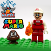 SUPER MARIO BROS Fireball Mario Fire Flower Minifigure LEGO Moc Toy