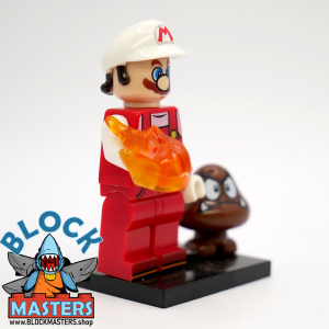 Fireball Mario Fire Flower Minifigure LEGO Moc Toy